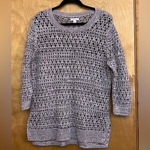 Croft & Barrow Crochet Summer Sweater XL